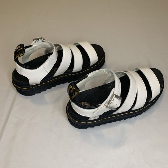 Doc Martens Blaire Platform Sandals White Strappy Adjustable - EU 39 - Picture 6 of 10